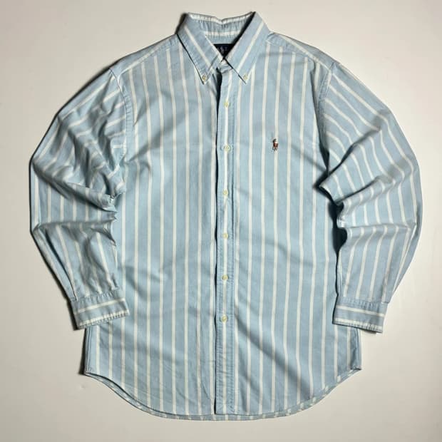 폴로 랄프로렌 클래식핏 스트라이프 버튼다운 셔츠 R2676