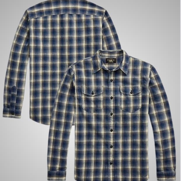 RRL 플래드 우븐 워크셔츠 더블알엘 25fw