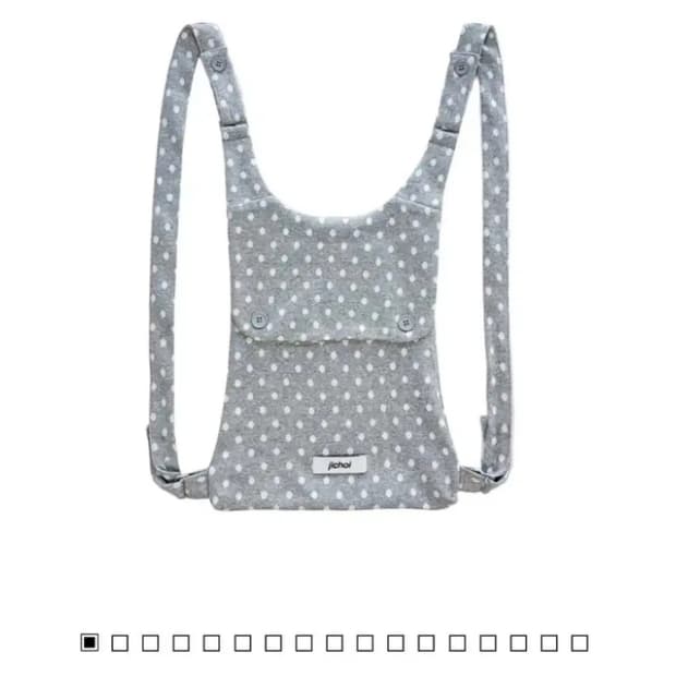 지초이 투웨이 도트 백팩 jichoi dotted bag 크로스백가방