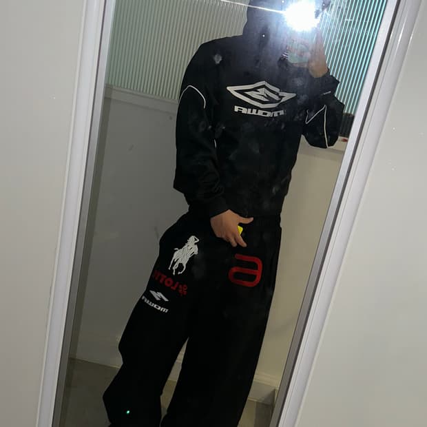 Mowalola 트랙 후드 자켓