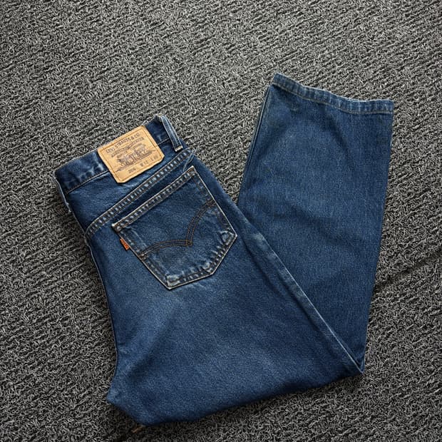 00s 리바이스 206 og 오렌지탭 루즈핏 데님 팬츠 1999