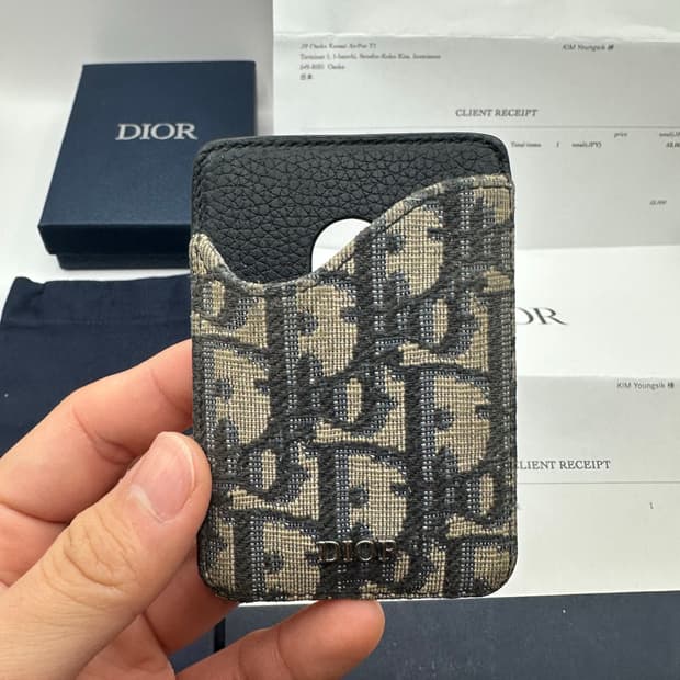 디올 오블리크 맥세이프 카드지깁