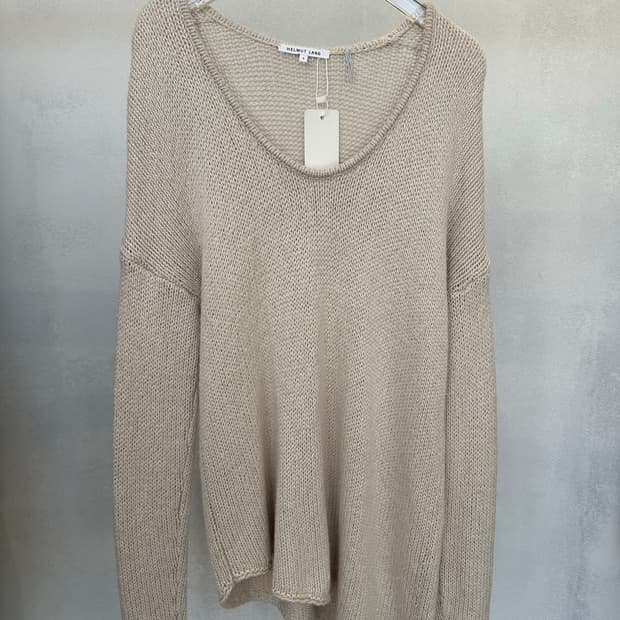 Helmut Lang Asymmetric Loose Fit Knit