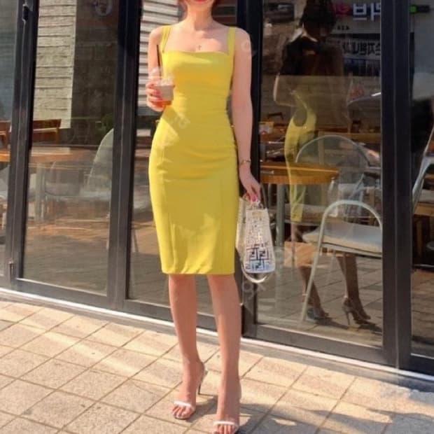 곽지희 모니카 원피스 레몬