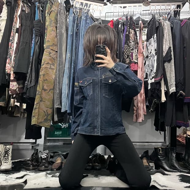 빈티지 데님 자켓