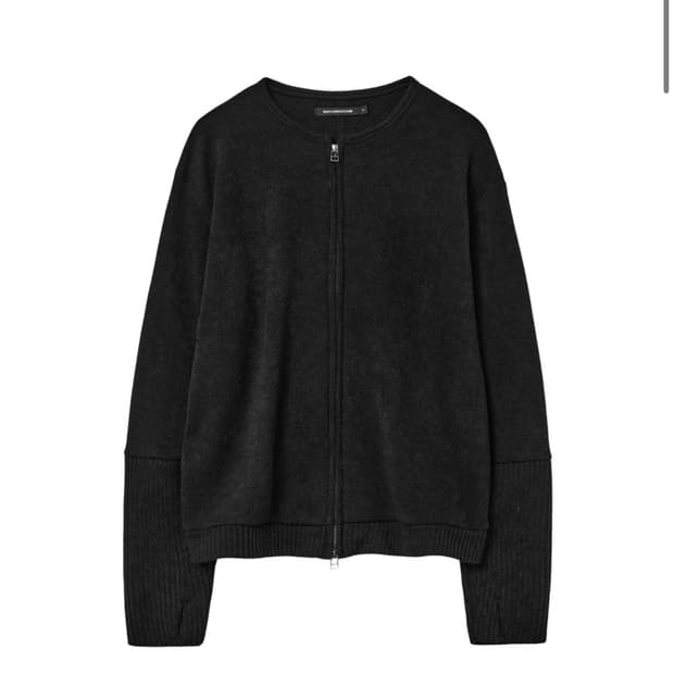 해칭룸 레이어 가디건 애쉬블랙 4size