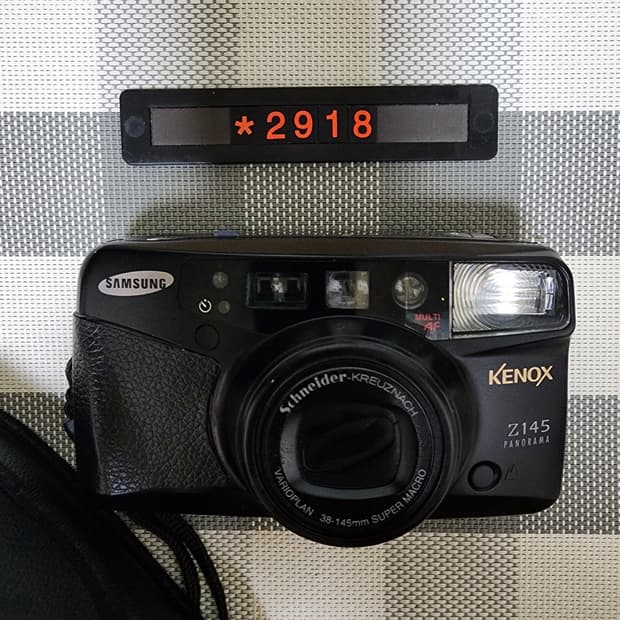 삼성캐녹스 Z 145 파노라마 필름카메라 파우치포함