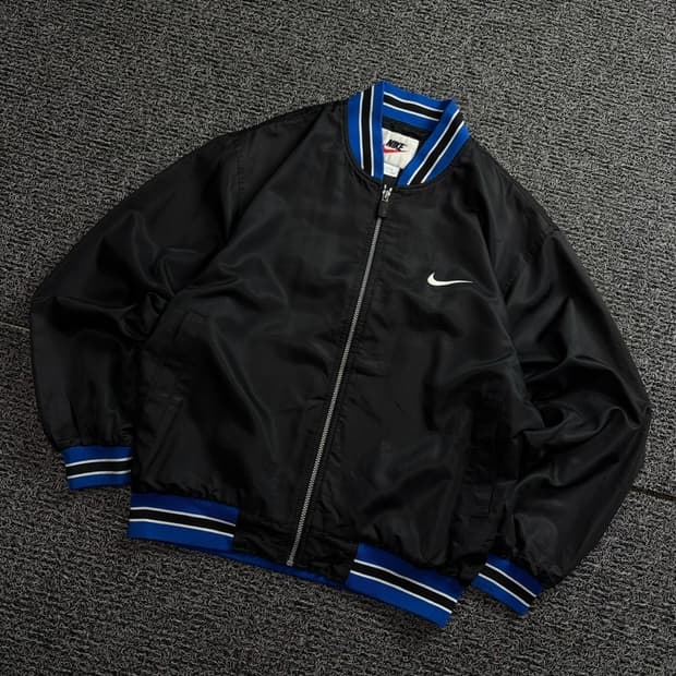 00s 나이키 올드스쿨 박찬호 베이스볼 사틴 바시티 자켓 2583