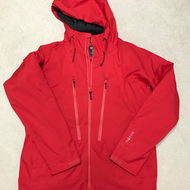 INAREM 레드 방수 방한 다운자켓