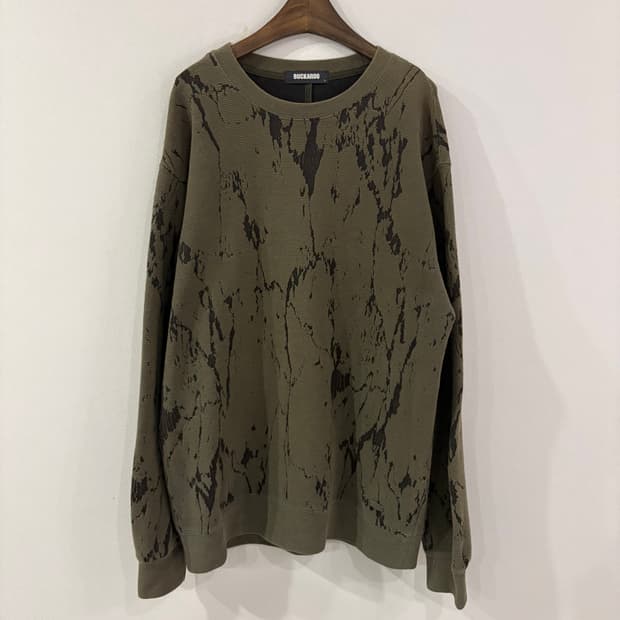 BUCKAROO 카키색 맨투맨 L