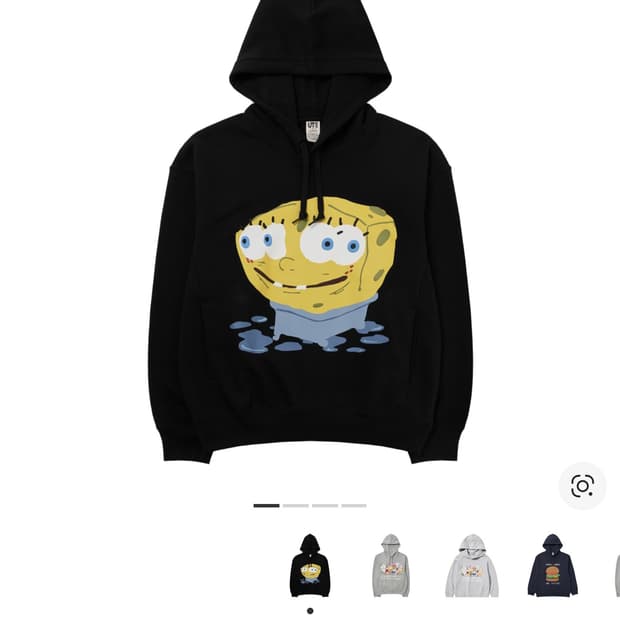 스폰지밥 후드티