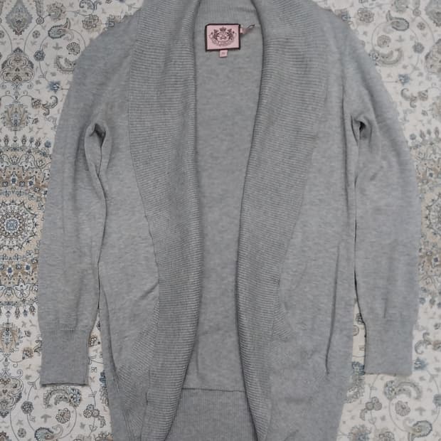 쥬시꾸뛰르 숄카라 오픈 가디건 M