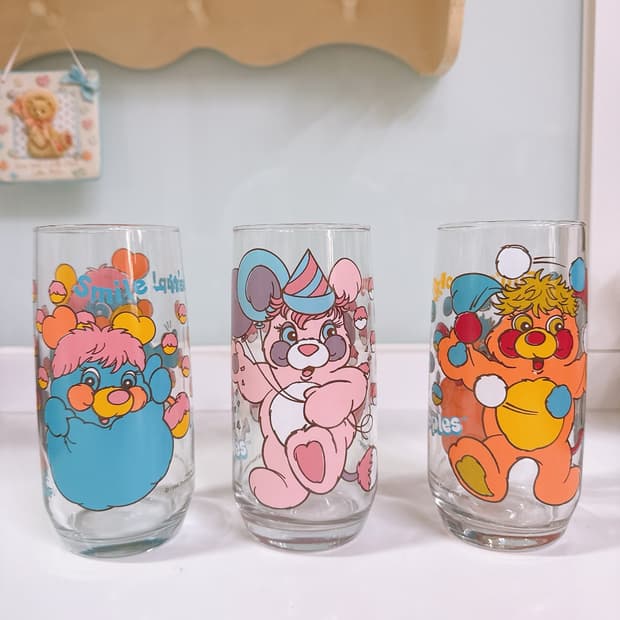 포플즈 유리컵 셋트