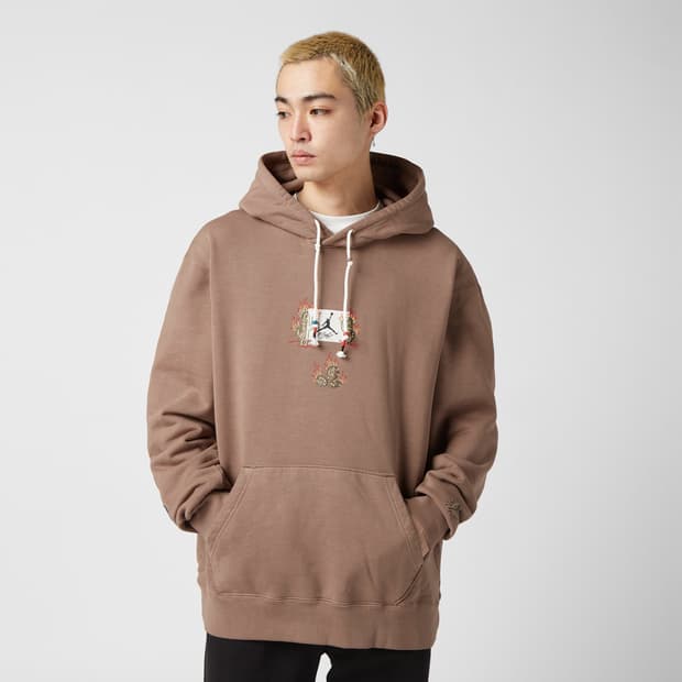 트래비스스캇 x 조던 후디 앤티크 브라운