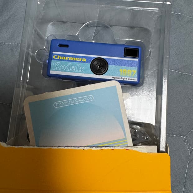 코닥 차메라 키체인 디지털 카메라 블루