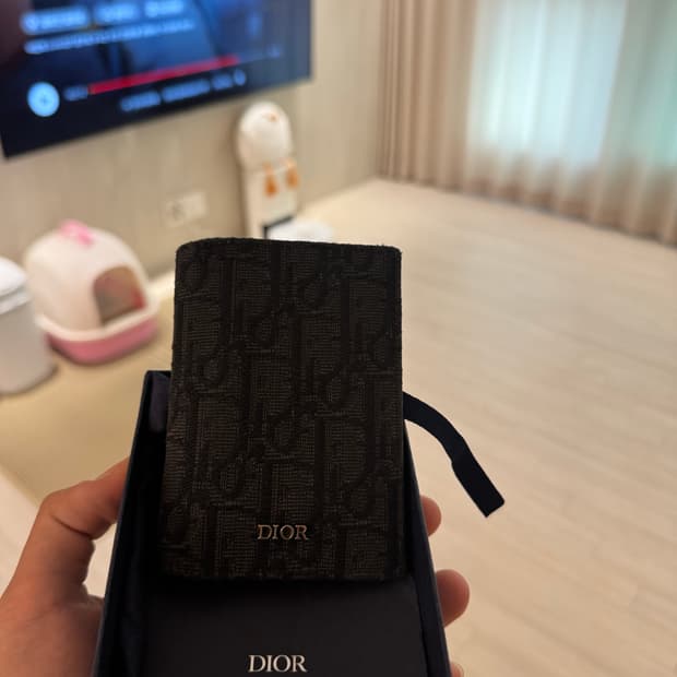 [정품] 디올 오블리크 오거나이저 지갑