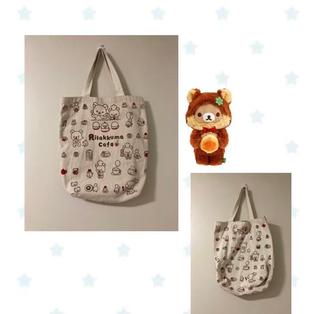 리락쿠마 에코백