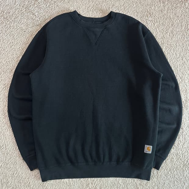 칼하트 CARHARTT 미드웨이트 오리지널핏 맨투맨 블랙