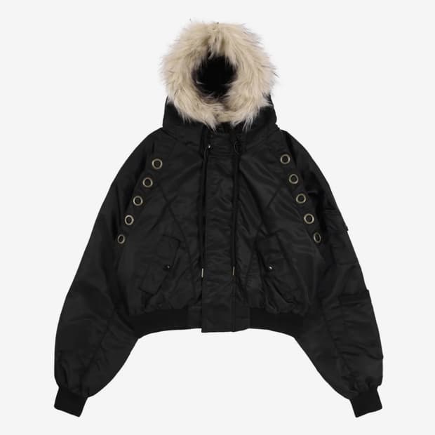 팬시클럽 아일렛 퍼 MA-1 (BLACK) F25ZA003