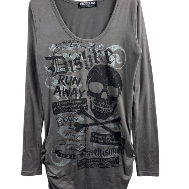 JPN 스컬 펑크 롱슬리브1549