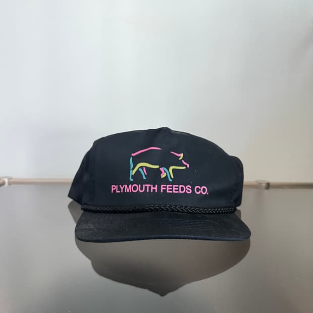 USA Feeds 트러커 블랙 빈티지 모자 볼캡 vintage cap 