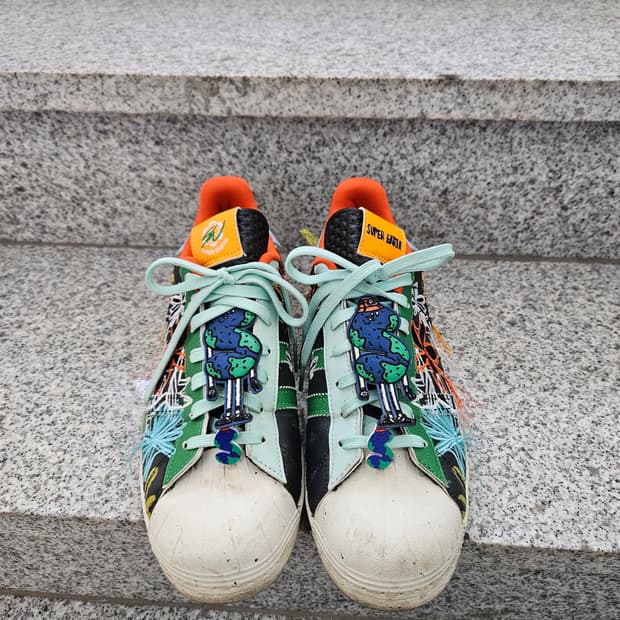 아디다스x션우더스푼 슈퍼스타