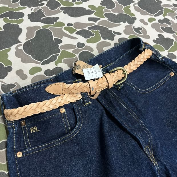 Wrangler 랭글러 소가죽 벨트 Made in JAPAN 새상품