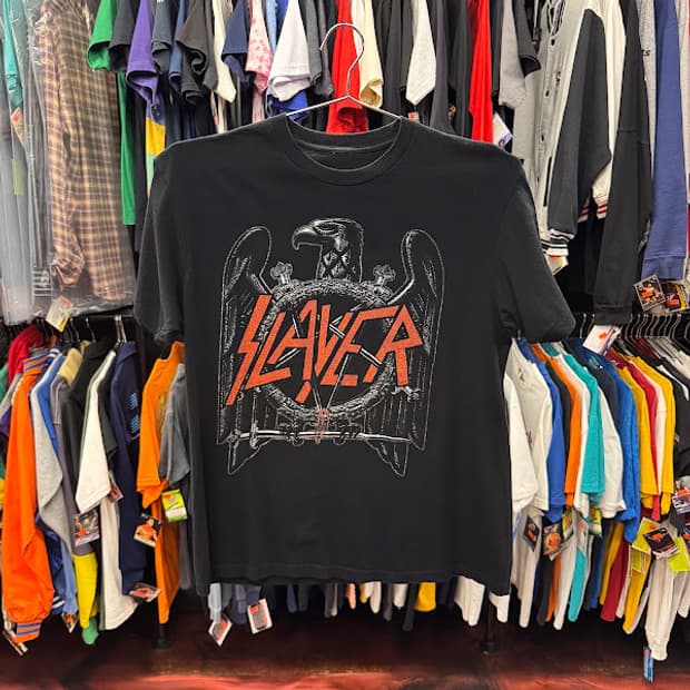 2009년 빈티지 Slayer 독수리 메탈 밴드 티셔츠