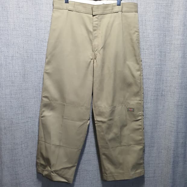 디키즈 남성 루즈핏  와이드핏 더블니 워크 팬츠 36X34