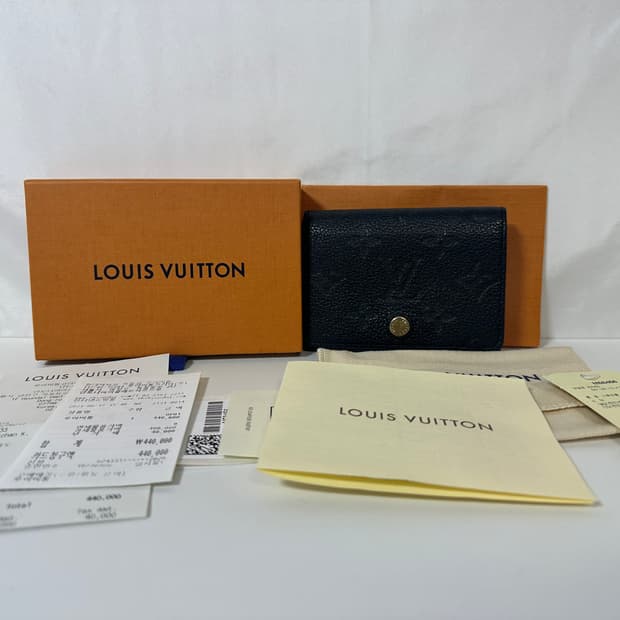 루이비통 조이월렛 반지갑 블랙 (OS)