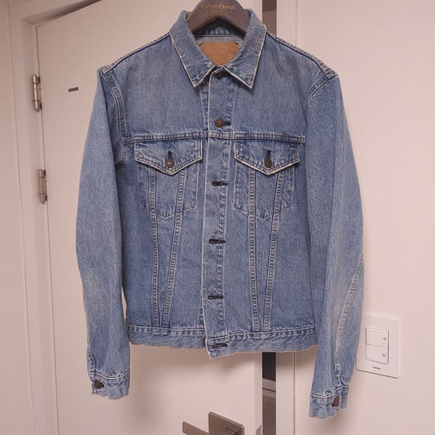 [4] orslow 오어슬로우 3세대 워싱 연청 트러커 지쟌 청자켓