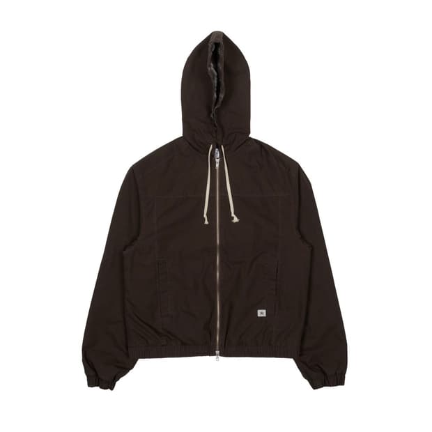 더콜디스트모먼트 미니 로고 엑티브 자켓 브라운 s