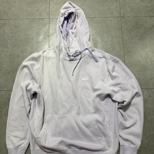 나이키 스우시 자수  스웻 후드 티셔츠  100size  