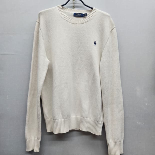 폴로랄프로렌 로고 코튼 니트 M(M~L)