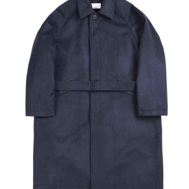 비슬로우 캐시미어 블렌디드 울 발마칸 코트