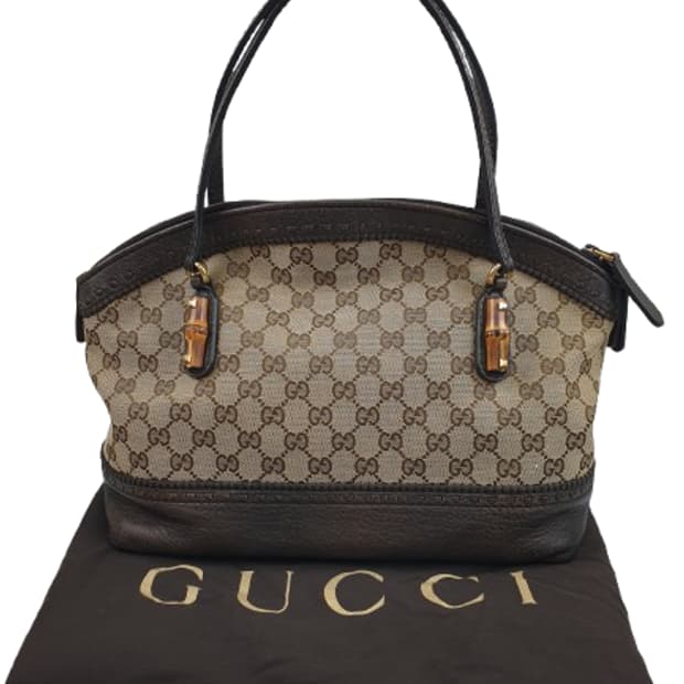 구찌 GG캔버스 레이드백 크레프티