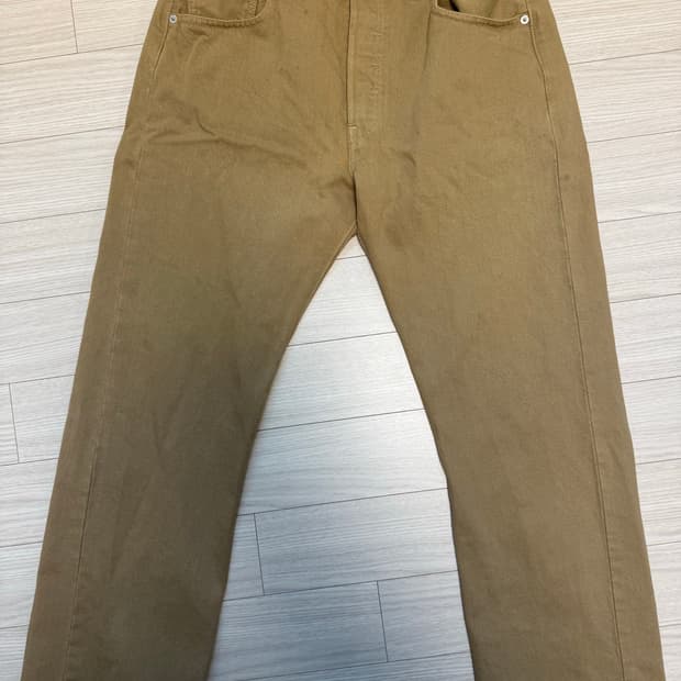 리바이스 501 브라운 데님 팬츠 31