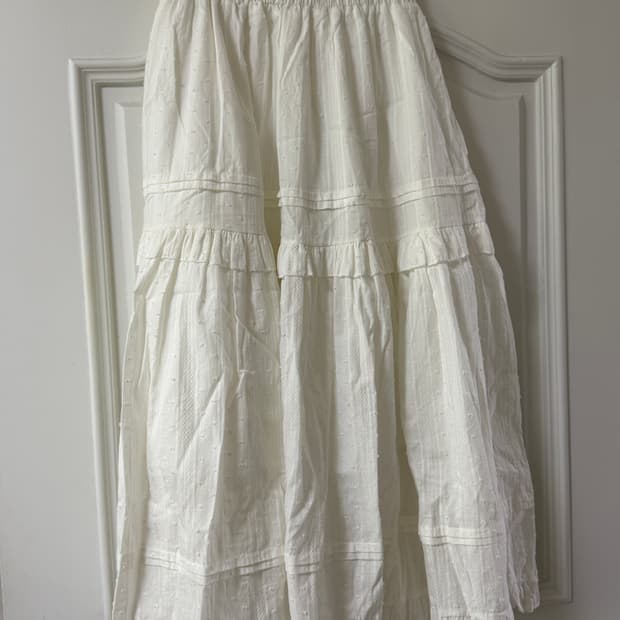 레이어드 롱 스커트