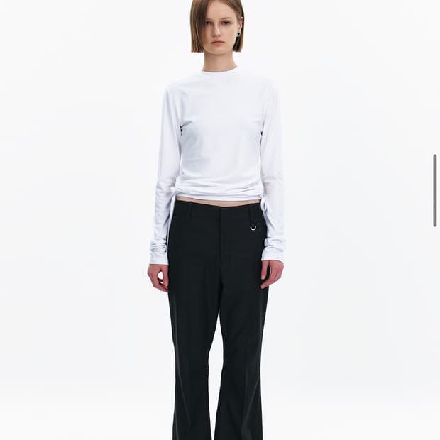 윤세 슬랙스 차콜색