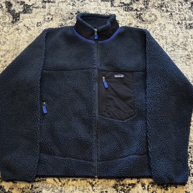 파타고니아 클래식 레트로-X 플리스 자켓 뉴 네이비/블루