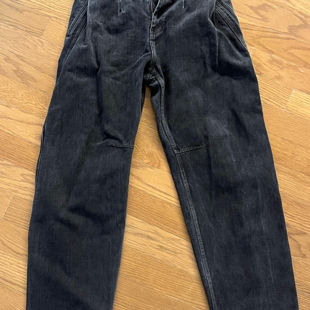 쿠어 커브드 팬츠 m사이즈