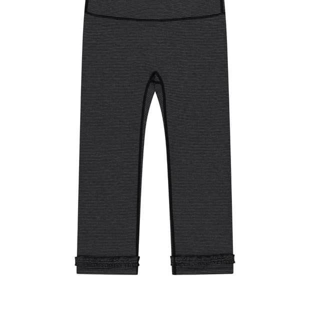 코이세이오 STRIPE ROUGH LEGGINGS DARK GREY