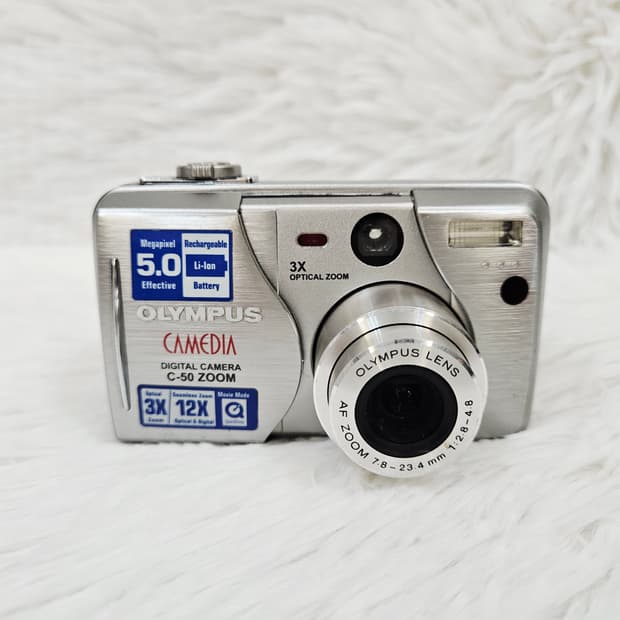 [B급] 올림푸스 카메디아 C-50 Zoom 디카, 디지털카메라, 빈티지