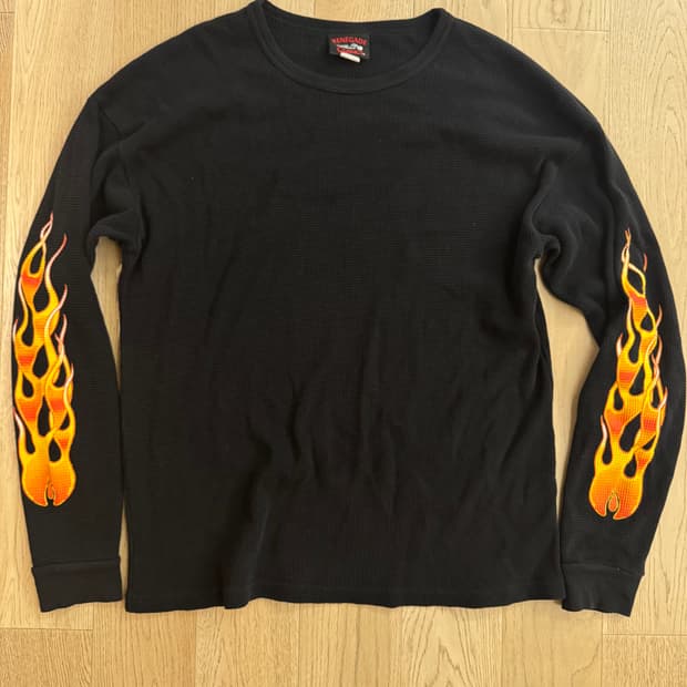 빈티지 플레임 써멀 롱슬리브