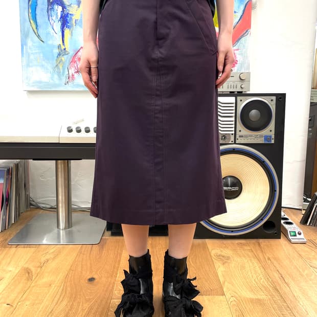 [42] MARNI 마르니 코튼 미디 스커트