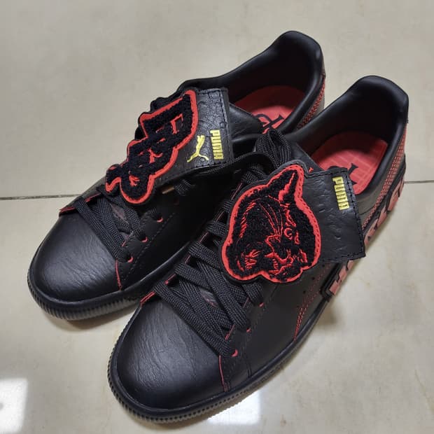 푸마 x 대퍼 댄 클라이드 포스트게임 애프터파티 블랙 퓨마 260