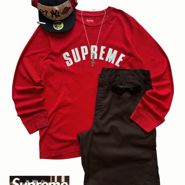 Supreme Arc Logo Long Sleeve Tee