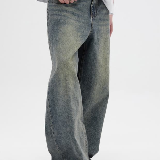 비바스튜디오 와이드 데님 팬츠  [BLUE]