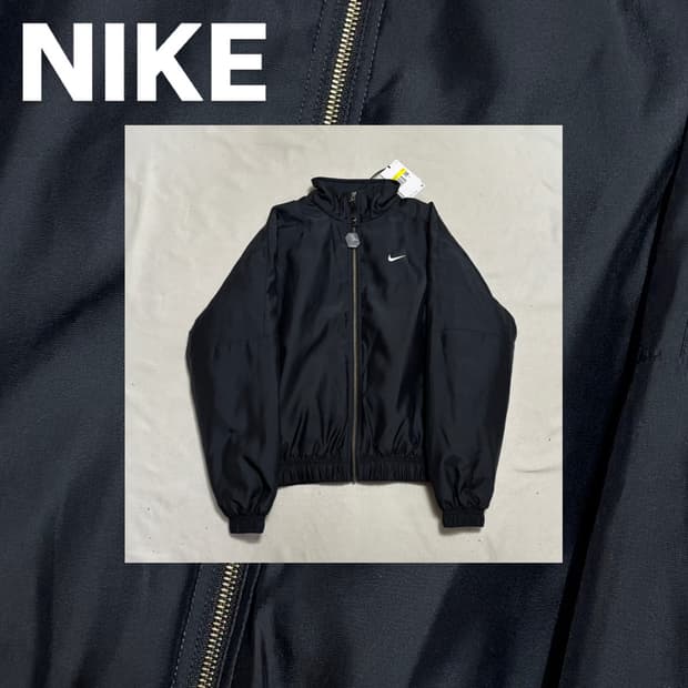 나이키 블랙 바람막이 자켓