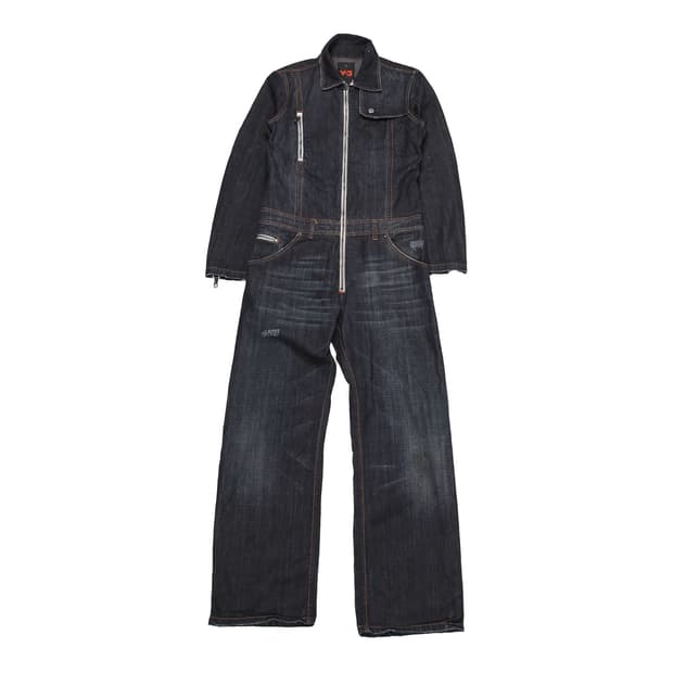 Y-3 denim Jump suit